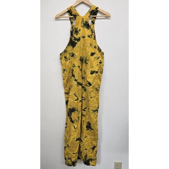 Rising International Overalls Jumpsuit Size Small Sun Tie Dye Hippie Boho Grunge - Picture 2 of 11